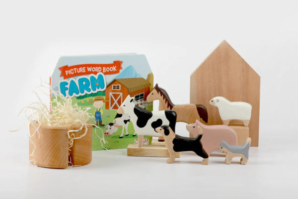 Farm Animals wooden toys